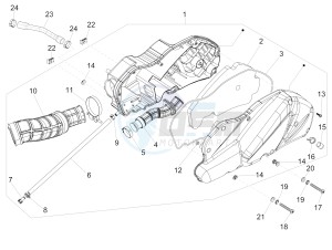 MP3 500 LT E4 Sport - Business (EMEA) drawing Air filter