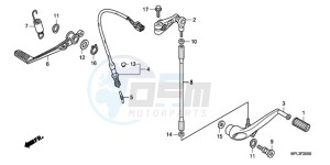 CBR1000RR9 Australia - (U / MK) drawing PEDAL