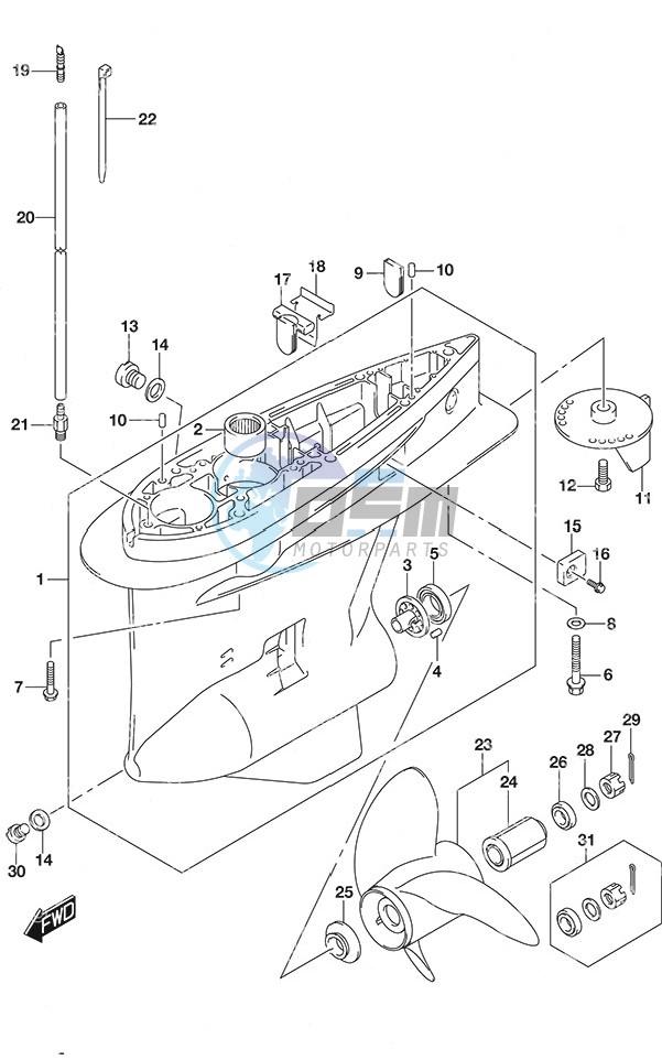 Gear Case (C/R)