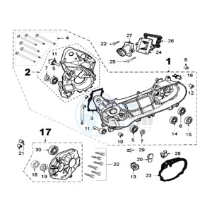 LUDIX 10 SP BLASTER drawing CRANKCASE