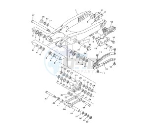 YZ LC 250 drawing REAR ARM