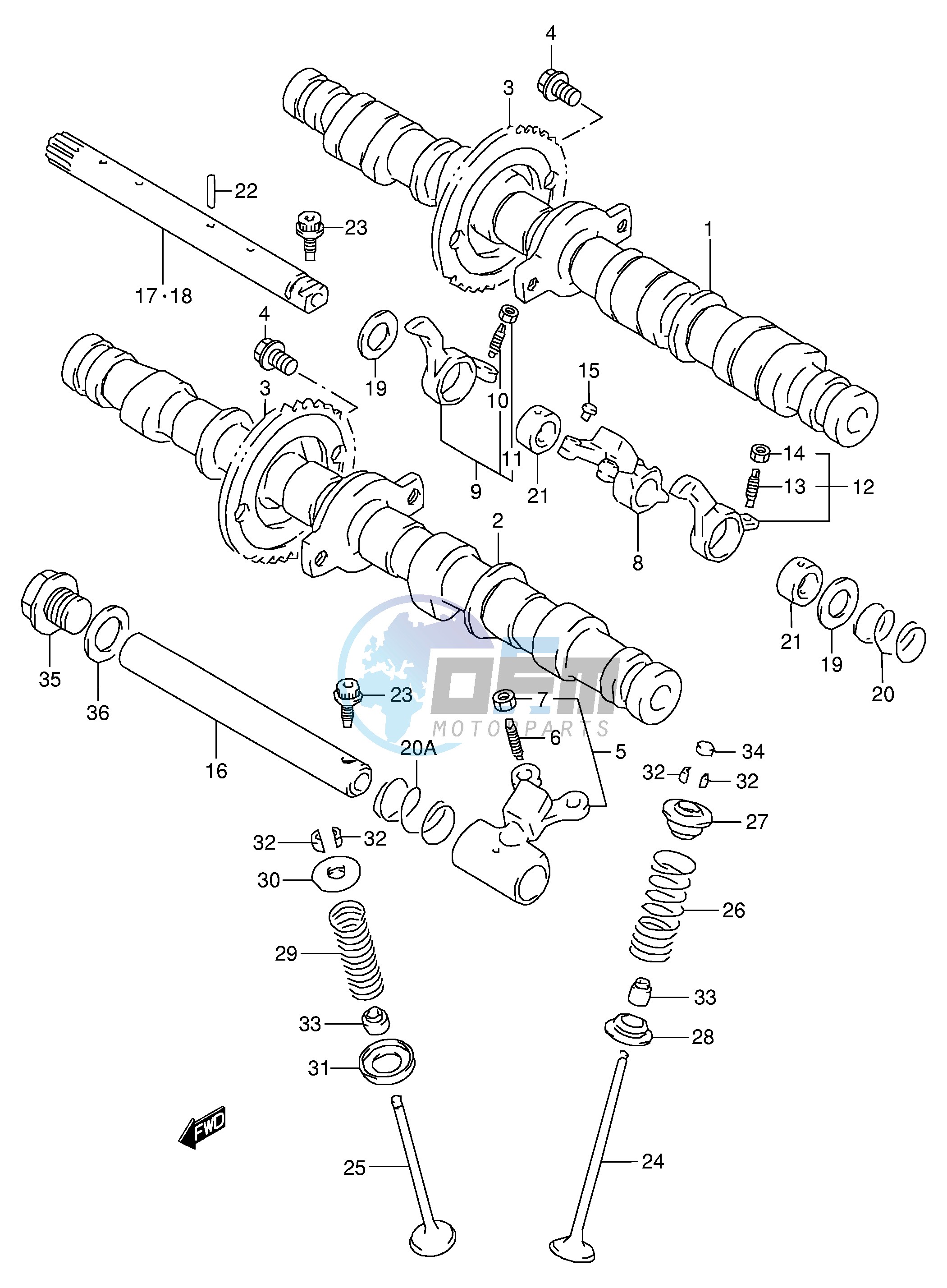 CAM SHAFT   VALVE