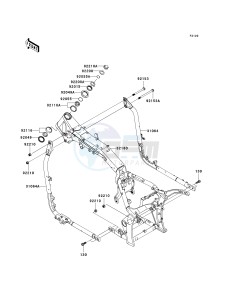 VN 2000 G [VULCAN 2000] (8F-9F) 0G9F drawing FRAME