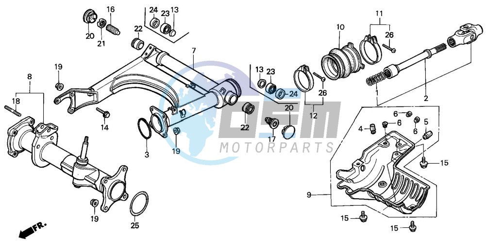 FRONT SWINGARM