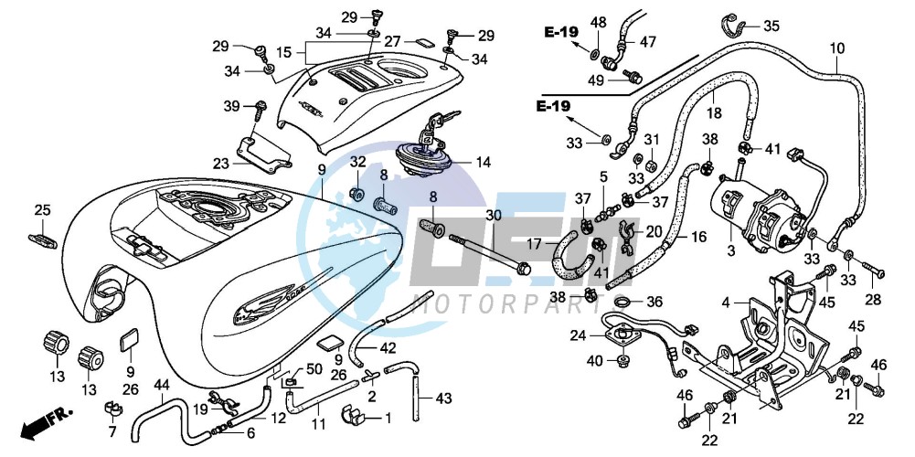 FUEL TANK (VTX1800C15/6/7/8)