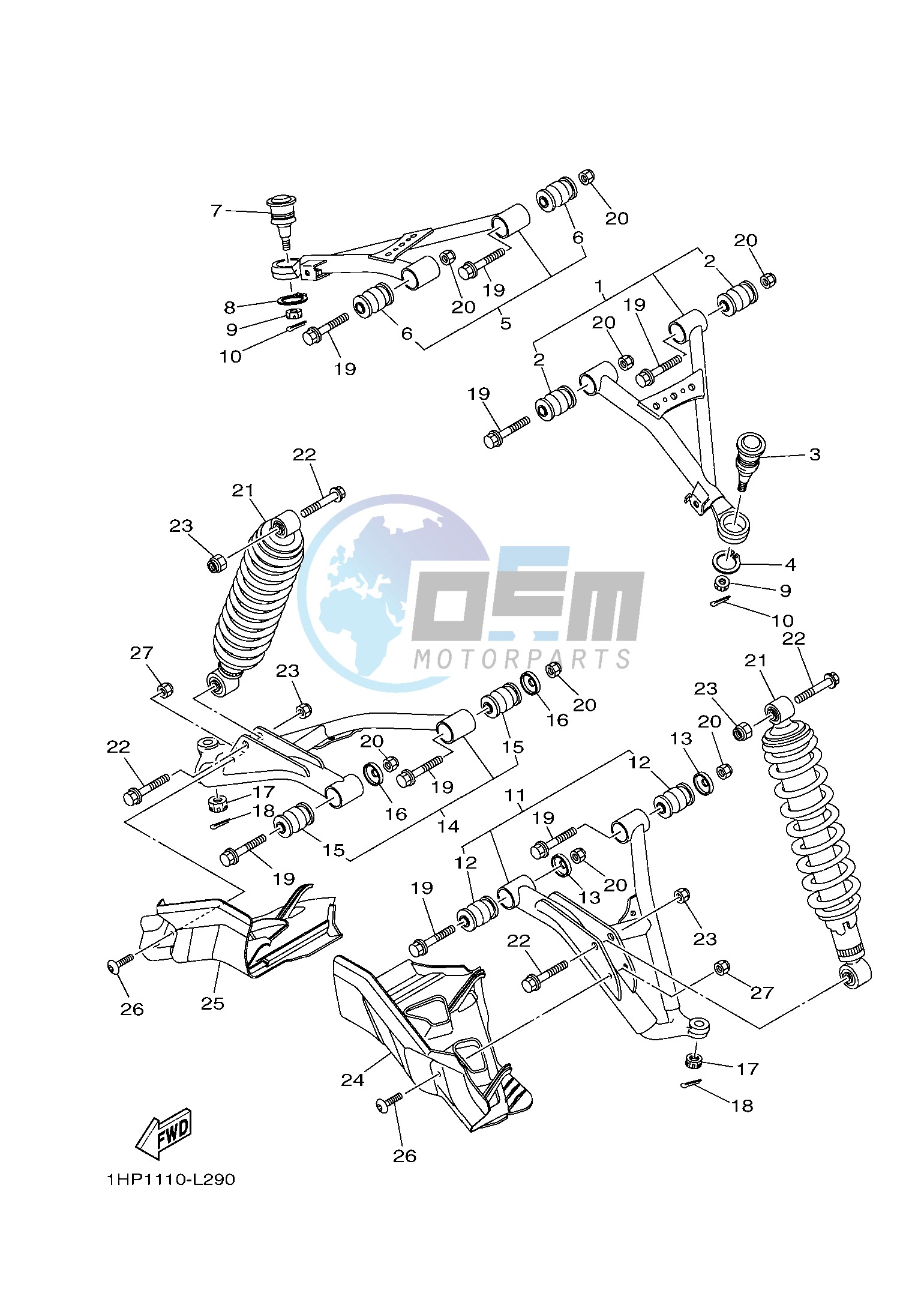 FRONT SUSPENSION & WHEEL