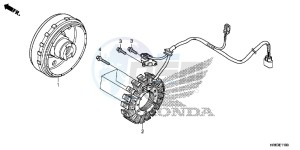 TRX500FA6F TRX500FA ED drawing GENERATOR