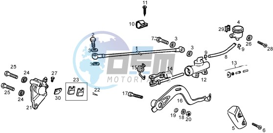 Rear brake