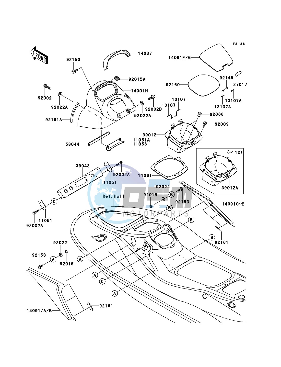 Hull Middle Fittings