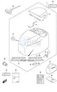 DF 60A drawing Engine Cover