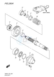 AN650Z ABS BURGMAN EXECUTIVE EU drawing DRIVE SHAFT