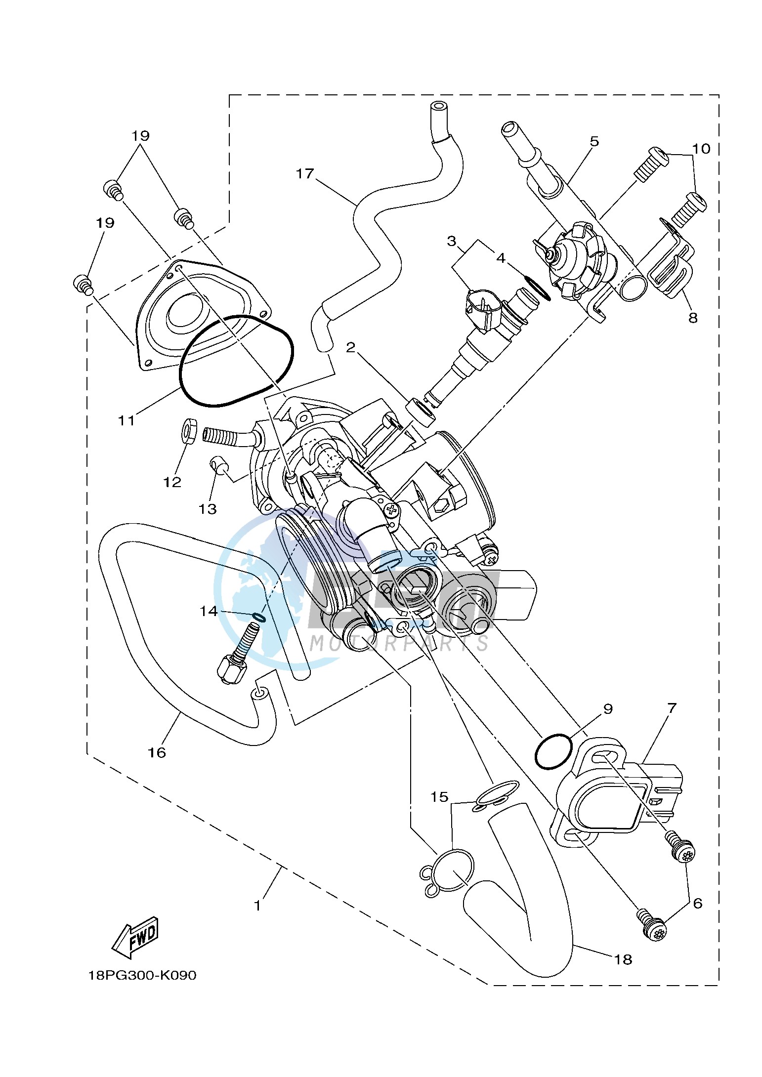 THROTTLE BODY ASSY 1