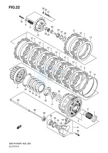 GSX-R1000 (E2) drawing CLUTCH