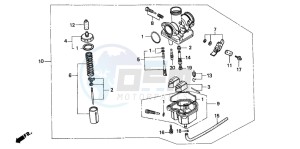 CG125 drawing CARBURETOR