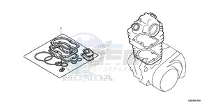 CBR300RAF CBR300RA Europe Direct - (ED) drawing GASKET KIT A