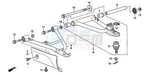 TRX500FE drawing FRONT ARM