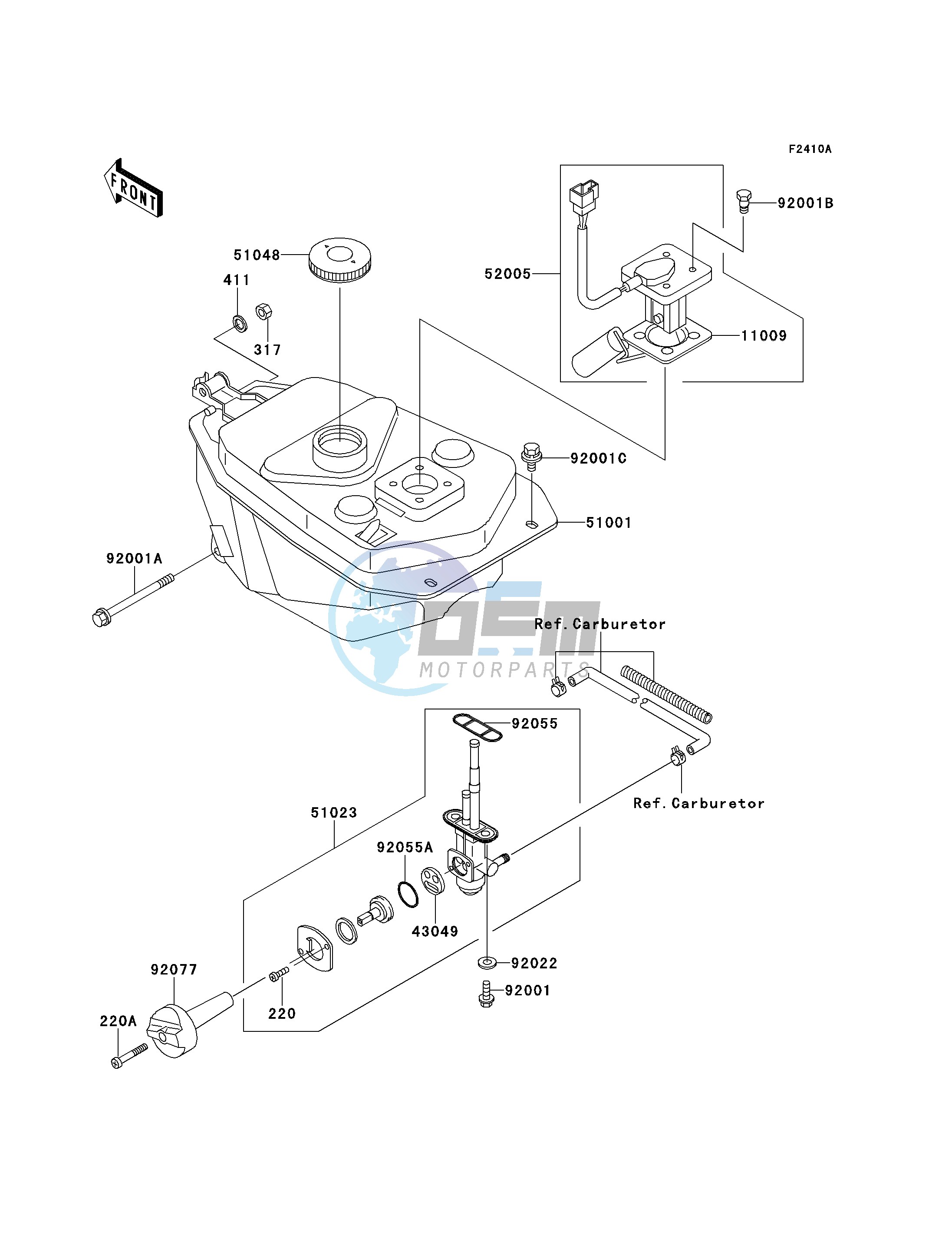 FUEL TANK-- AN110-D3- -