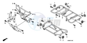 TRX250TEA Australia - (U / EC) drawing CARRIER