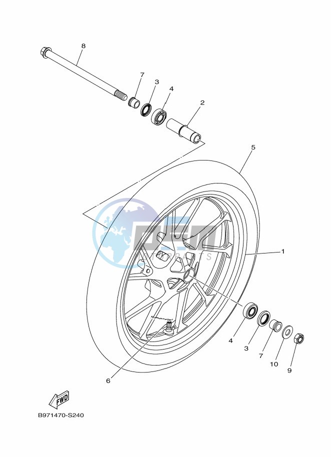 FRONT WHEEL