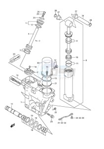 DF 200 drawing Trim Cylinder (Type: X)