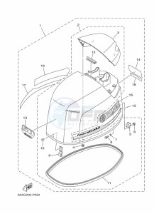 F50DETL drawing TOP-COWLING