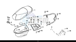 ALLO 50 (25 KM/H) (AJ05WA-NL) (L8-M0) drawing SEAT REAR GRIP