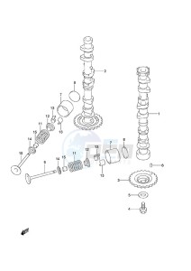 DF 40A drawing Camshaft