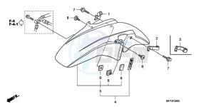 CB13009 BR / CO MME - (BR / CO MME) drawing FRONT FENDER