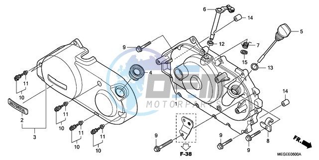 RIGHT CRANKCASE COVER