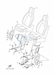 YXZ1000ET YXZ10YEXK (B5HA) drawing SEAT