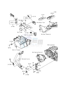 NINJA 300 EX300AGFA XX (EU ME A(FRICA) drawing Fuel Injection