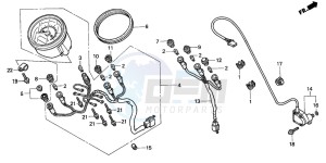 VT750C3 drawing METER