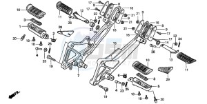 CB600F HORNET drawing STEP