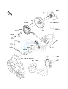 KRF 750 D [TERYX 750 4X4] (D8F) D8F drawing GENERATOR