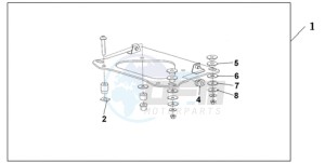 NT700VA UK - (E / MKH) drawing KIT CARRIER BRKT