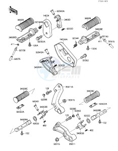 VN 1500 B [VULCAN 88 SE] (B1-B3) [VULCAN 88 SE] drawing FOOTRESTS