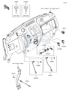 MULE SX KAF400JHF EU drawing Ignition Switch