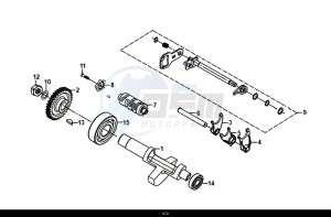 NH-T 125I (MG12B1-EU) (L9-M0) drawing GEAR SHIFT