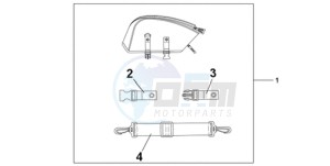 CBR1000RA9 UK - (E / ABS) drawing REAR SEAT BAG