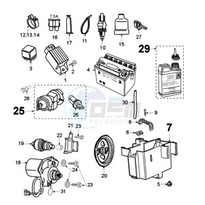 LUDIX 12 RL2 drawing ELECTRIC PART GKS SLOT