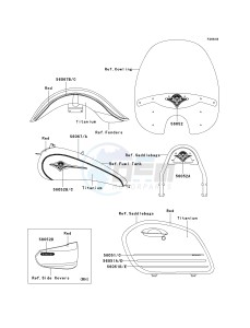 VN 1600 D [VULCAN 1600 NOMAD] (D6F-D8FA) D7FA drawing DECALS-- RED_TITANIUM- --- D7FA- -