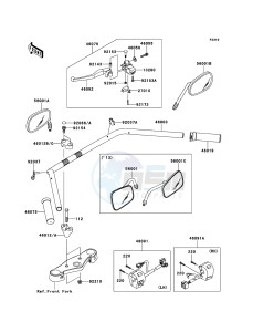 VN900 CLASSIC VN900BDF GB XX (EU ME A(FRICA) drawing Handlebar