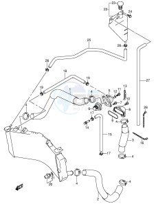 GSX-R750 (E2) drawing RADIATOR HOSE