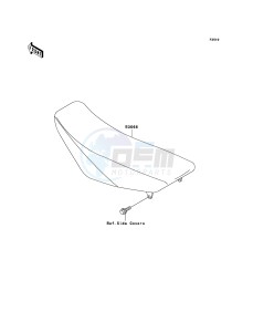 KX85 / KX85 II KX85B6F EU drawing Seat