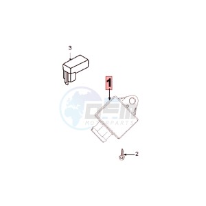 LUDIX 10 RLA drawing ELECTRONIC PART WITH CDI