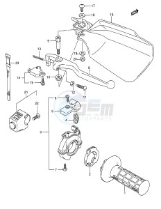 TS200R (E28) drawing RIGHT HANDLE SWITCH