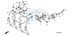 CBF600NA9 UK - (E / ABS MKH) drawing IGNITION COIL