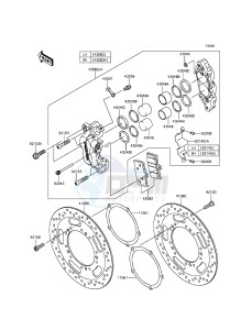 VULCAN 1700 NOMAD ABS VN1700DGF GB XX (EU ME A(FRICA) drawing Front Brake