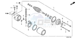 CBF1000S9 Ireland - (EK) drawing STARTING MOTOR