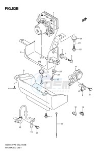 GSX650F (E2) Katana drawing HYDRAULIC UNIT (GSX650FAK9 FUAK9 FAL0 FUAL0)